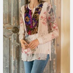 Soft surroundings Floral Women's Top
